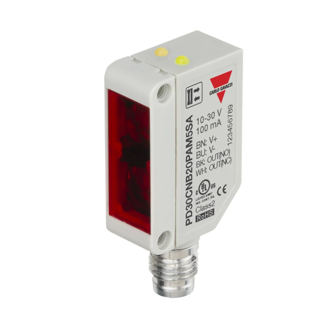 Sensor fotoelétrico Carlo Gavazzi PD30CNB20PAM5SA